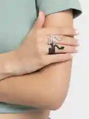 Кольцо безразмерное "Змея"