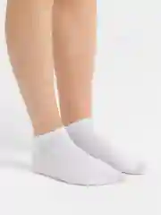 Белый носки женские, короткие, хлопковые