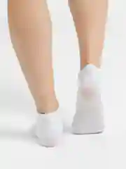Белый носки женские, короткие, хлопковые