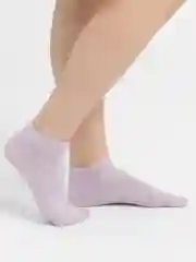 Фиолетовый носки женские, короткие, хлопковые