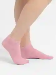 Розовый носки женские, короткие, хлопковые