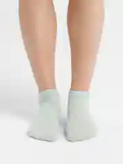 Мятный носки женские, короткие, хлопковые