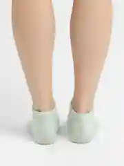 Мятный носки женские, короткие, хлопковые