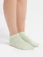 Салатовый носки женские, короткие, хлопковые