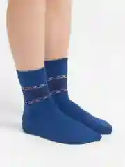 Синий носки женские