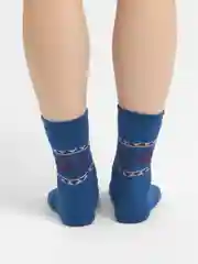 Синий носки женские