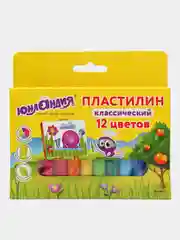 Пластилин Юнландия "Юнландик-живописец", 12 цветов, 240 г