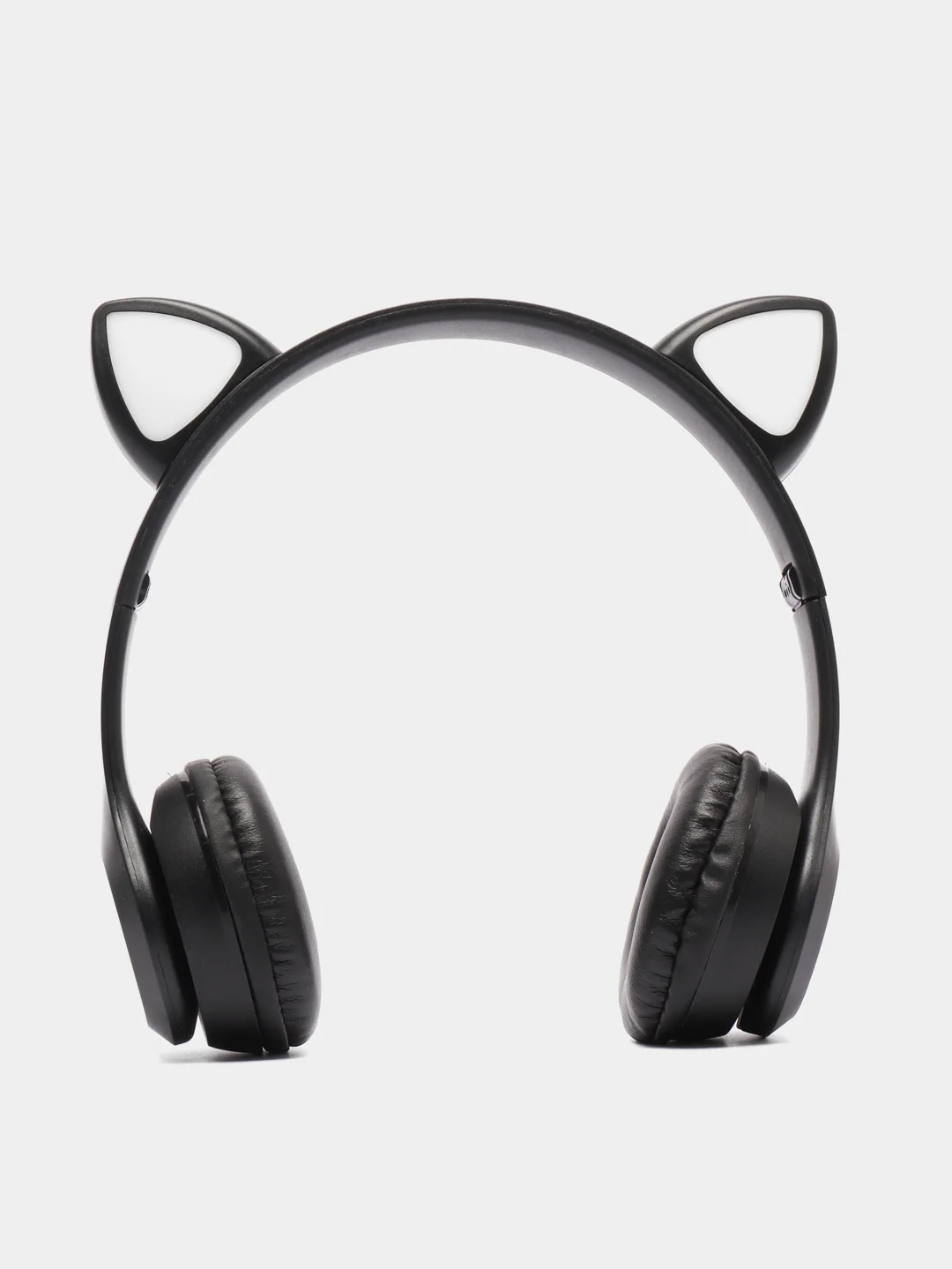 Черный беспроводные наушники с LED-ушками Cat Ear P47m Наушники беспроводные