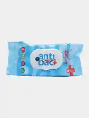 Влажные салфетки Antibacterial с ионами серебра, с клапаном, 120 штук