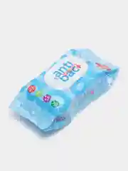 Влажные салфетки Antibacterial с ионами серебра, с клапаном, 120 штук