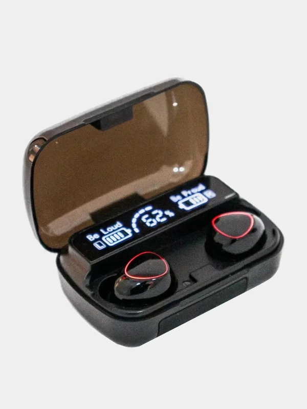 Наушники беспроводные M10 tws bluetooth с Power bank. Повербанк
