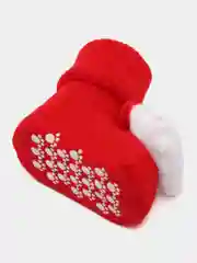 Алый носки детские новогодние, Пинетки махровые нескользящие