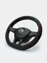 Красный чехол на руль D-образный для Volkswagen, Skoda
