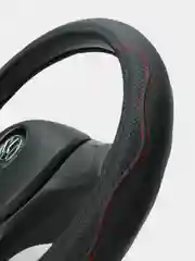 Красный чехол на руль D-образный для Volkswagen, Skoda