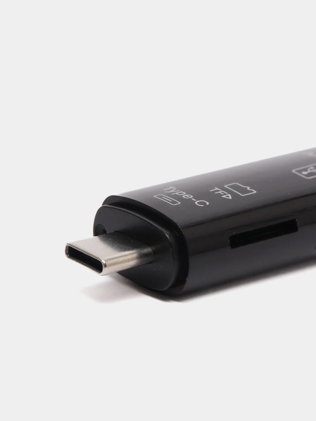 Картридер 5 в 1, Type-C, microUSB, TF Card, USB