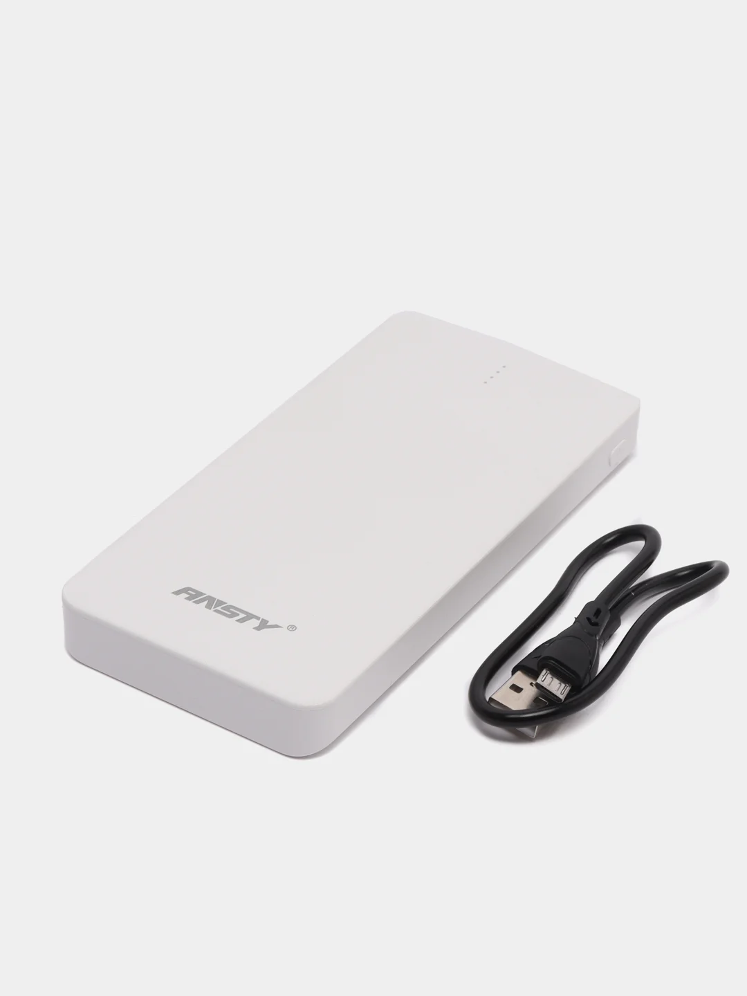 Белый внешний аккумулятор Power bank