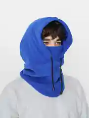 Синий балаклава флисовая