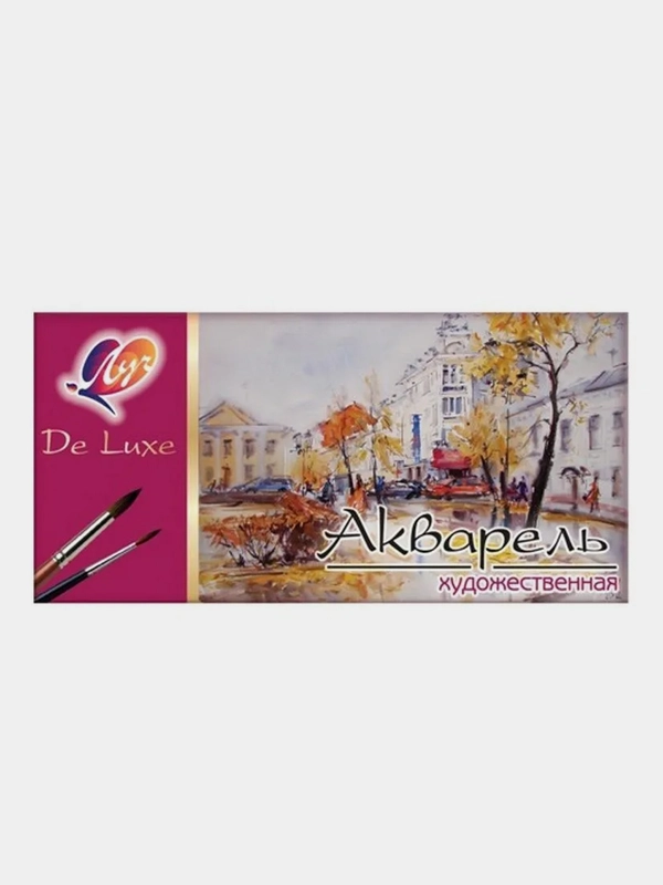 Краски акварельные Луч Люкс 24 цв., б/кисти, 14С 1039-08