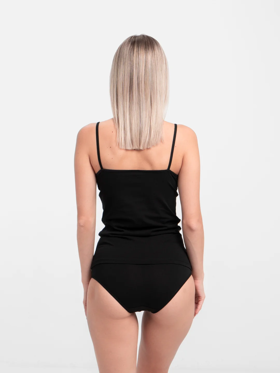 Черный комплект нижнего белья Lentex Zara, трусы + майка