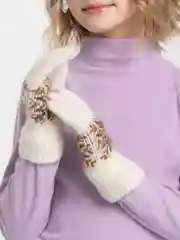 Молочный перчатки детские шерстяные для мальчиков и девочек