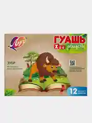 Гуашь 12 цветов, Луч Zoo, банка 15 мл