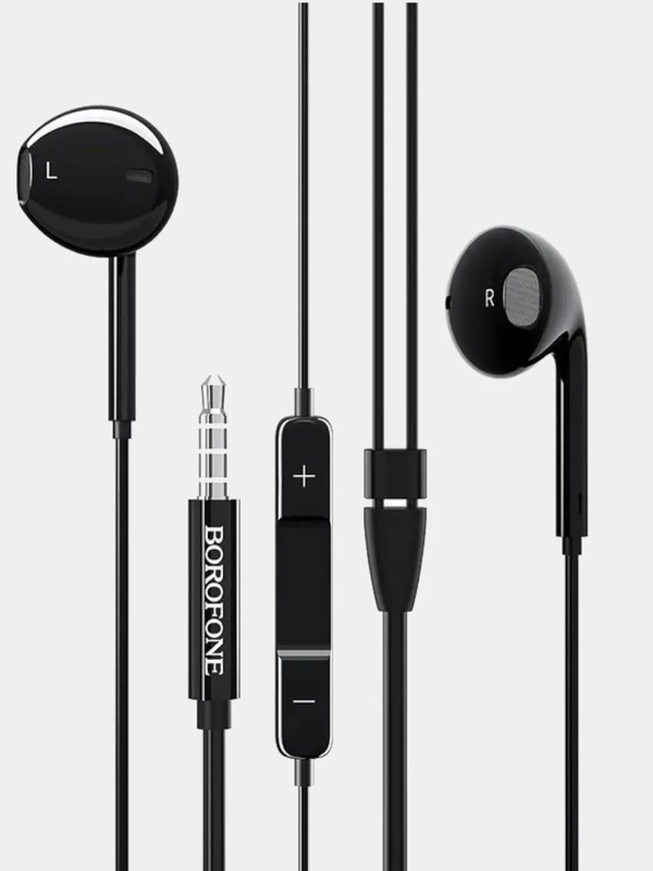 Проводные наушники Borofone BM30, с микрофоном, 1,2 м