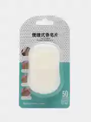 Белый бумажное дорожное мыло в футляре мыло для рук