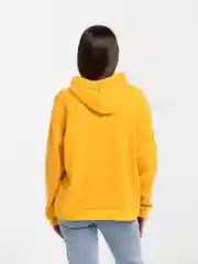 Желтый худи с капюшоном, унисекс