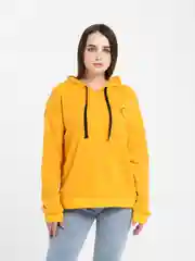 Желтый худи с капюшоном, унисекс