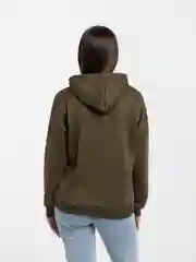 Зелёный хаки худи LaFemme, с капюшоном