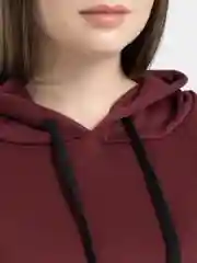 Бордовый худи с капюшоном, унисекс