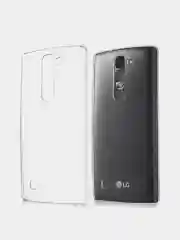 Желтый силиконовый чехол на LG Magna