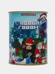 Копилка для денег детская новогодняя "Майнкрафт"