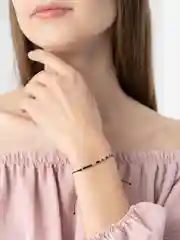Браслет с посланием морзе "Ты моё счастье"