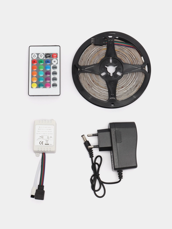 Светодиодная лента RGB,LED, гирлянда с пультом,5 метров