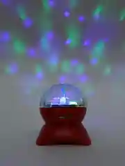 Красный диско-шар светодиодный, с Bluetooth, светомузыка