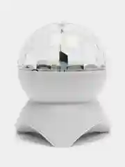 Белый диско-шар светодиодный, с Bluetooth, светомузыка