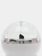 Белый диско-шар светодиодный, с Bluetooth, светомузыка