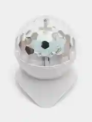 Белый диско-шар светодиодный, с Bluetooth, светомузыка