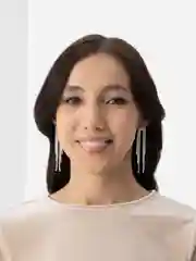 Серебряный серьги вечерние со стразами