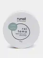 Белый гель для наращивания ногтей Runail, гипоаллергенный, с биотином