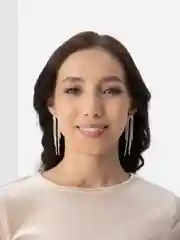 Золотой серьги вечерние со стразами