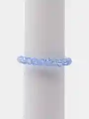 Голубой кольцо из бусин