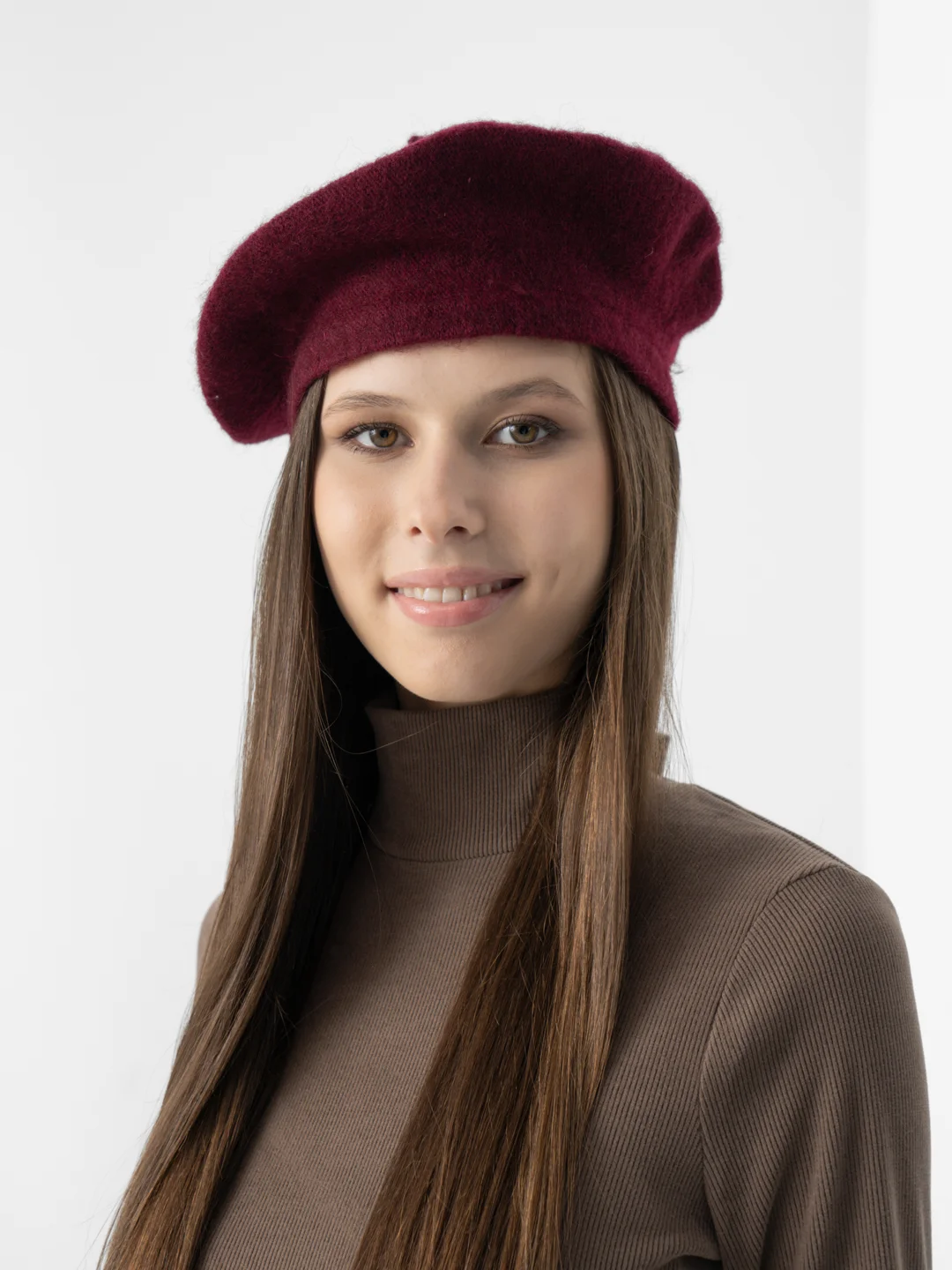 Фиолетовый берет женский, 8 цветов