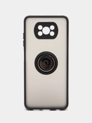 Чехол для Xiaomi Poco X3 NFC, Poco X3 Pro с магнитом и кольцом, противоударный