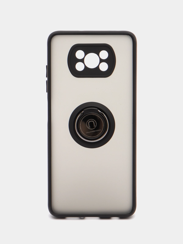 Чехол для Xiaomi Poco X3 NFC, Poco X3 Pro с магнитом и кольцом, противоударный