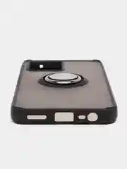 Чехол для Realme 8, Realme 8 Pro (Реалми 8 Про), с магнитом и кольцом, противоударный