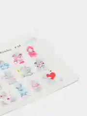 Наклейка для дизайна ногтей Lucky Rose Персонажи Мишка Тедди, слайдер для маникюра