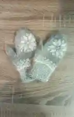 Пуховые и шерстяные варежки "Звезда"