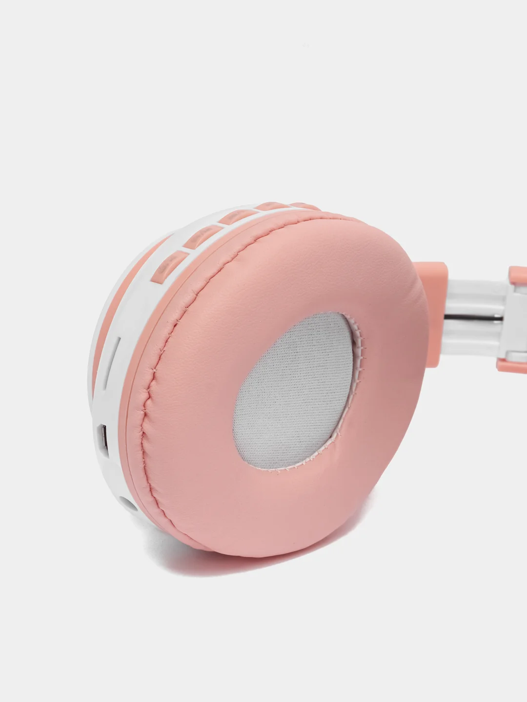 Розовый наушники беспроводные Bluetooth, с кошачьими светящимися ушками